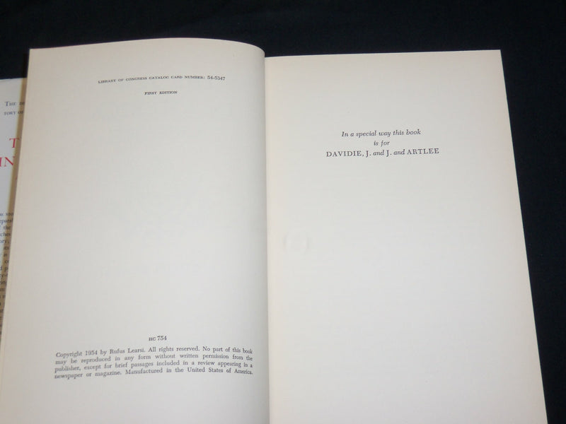 1954 THE JEWS IN AMERICA A HISTORY HARDCOVER BOOK BY RUFUS LEARSI - KD 2762U