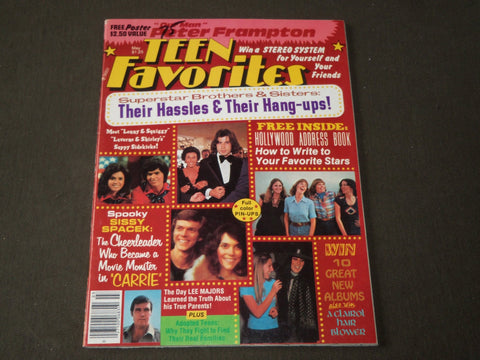 1977 MAY TEEN FAVORITES MAGAZINE - GREAT COVER & PIN-UPS - CW 871