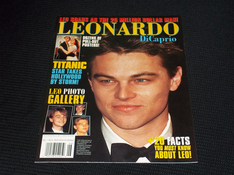 1998 HIT SENSATIONS PRESENTS LEONARDO DICAPRIO MAGAZINE NICE COVER - E 16908