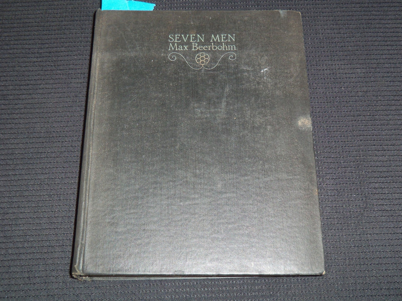 1920 SEVEN MEN HARDCOVER BOOK BY MAX BEERBOHM #986 - KD 7853