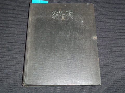 1920 SEVEN MEN HARDCOVER BOOK BY MAX BEERBOHM #986 - KD 7853
