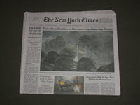 2017 SEPTEMBER 11 NEW YORK TIMES - HURRICAN IRMA ROARS INTO FLORIDA