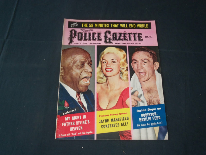 1957 DECEMBER THE NATIONAL POLICE GAZETTE MAGAZINE - JAYNE MANSFIELD - B 5680