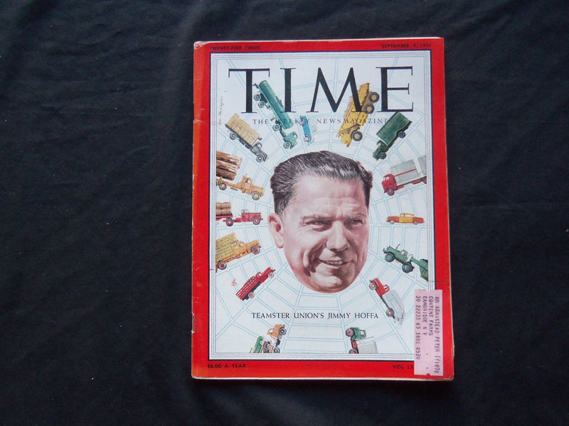 1957 SEPTEMER 9 TIME MAGAZINE - JIMMY HOFFA - T 1605