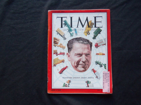 1957 SEPTEMER 9 TIME MAGAZINE - JIMMY HOFFA - T 1605