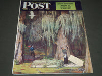 1947 APRIL 5 THE SATURDAY EVENING POST MAGAZINE - ILLUSTRATED COVER - SP 208