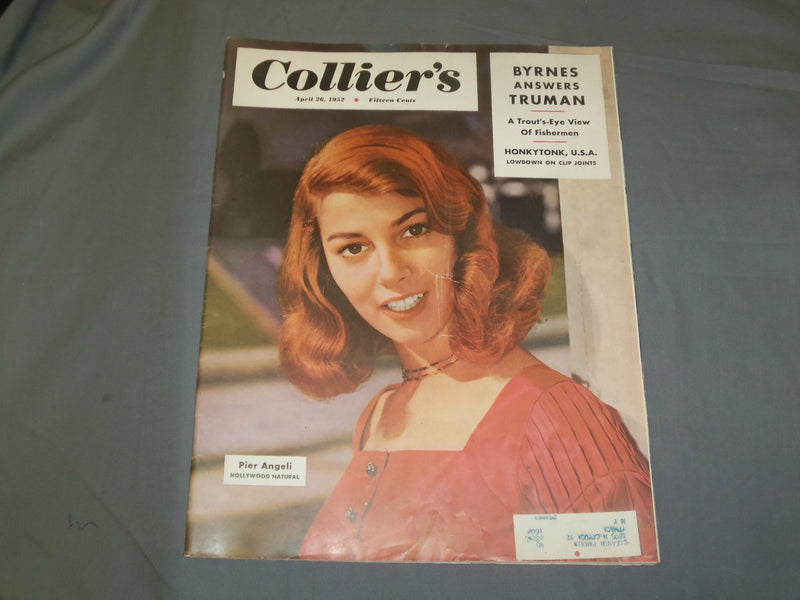 1952 APRIL 26 COLLIER'S MAGAZINE - PIER ANGELI, HOLLYWOOD NATURAL - B 6440