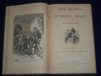 1870 TOM BROWN'S SCHOOL DAYS BOOK BY AN OLD BOY - NEW EDITION - ILLUS. - KD 2421