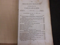 1845 HUNT'S MERCHANTS MAGAZINE AND COMMERCIAL REVIEW LOT OF 6 - WR 241N