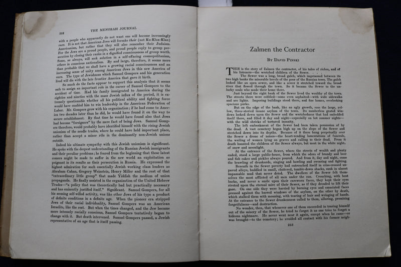 1925 JUNE THE MENORAH JOURNAL - LEWIS MUMFORD - K 1604