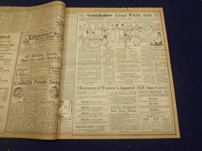 1917 DECEMBER 25 NEW YORK TIMES - TEUTONS PEACE REPLY TO RUSSIA TODAY - NT 8267