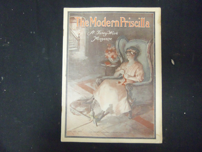 1911 JAN THE MODERN PRISCILLA MAGAZINE - ILLUSTRATIONS, STORIES & ADS - ST 3972