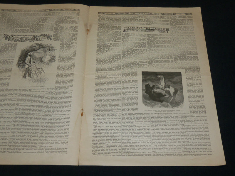 1902 JULY 3 YOUTH'S COMPANION MAGAZINE - FOURTH OF JULY COVER - LONDON - ST 530U