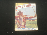 1937 SEPTEMBER BOY'S OWN PAPER MAGAZINE- NICE COVER, STORIES & ILLUST.- SP 6377W