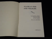 1953 ALASKA'S FISH AND WILD LIFE CIRCULAR #17 - U. S. DEPT. OF INTERIOR - J 7498