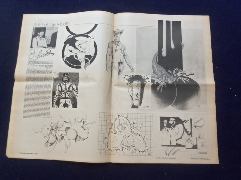 1980 SEPTEMBER 10 ESPLANADE NEWSPAPER - TO BE NOTED - FANCIFUL EROTICA - NP 6836