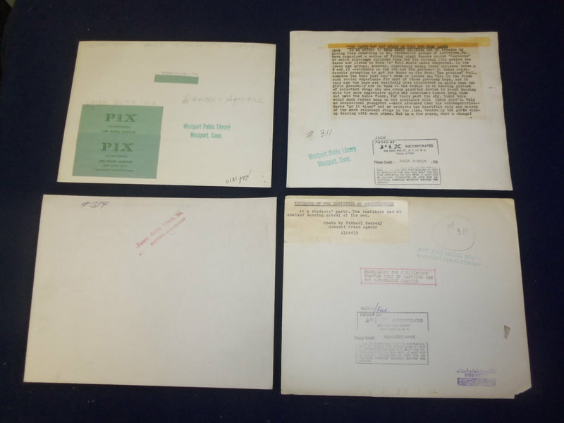 VINTAGE DANCE PUBLICITY PHOTOS - LOT OF 6 - J 4628