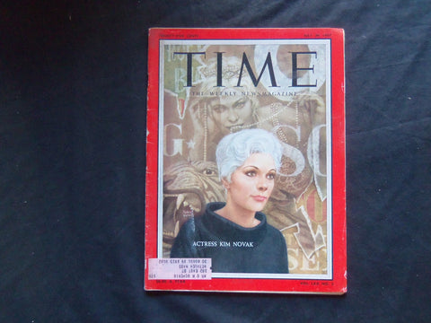 1957 JULY 29 TIME MAGAZINE - KIM NOVAK - T 1600