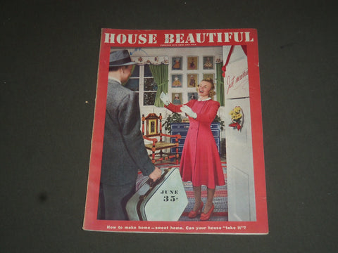 1942 JUNE HOUSE BEAUTIFUL MAGAZINE - GREAT ARTICLES, PHOTOS & ADS - SP 7662