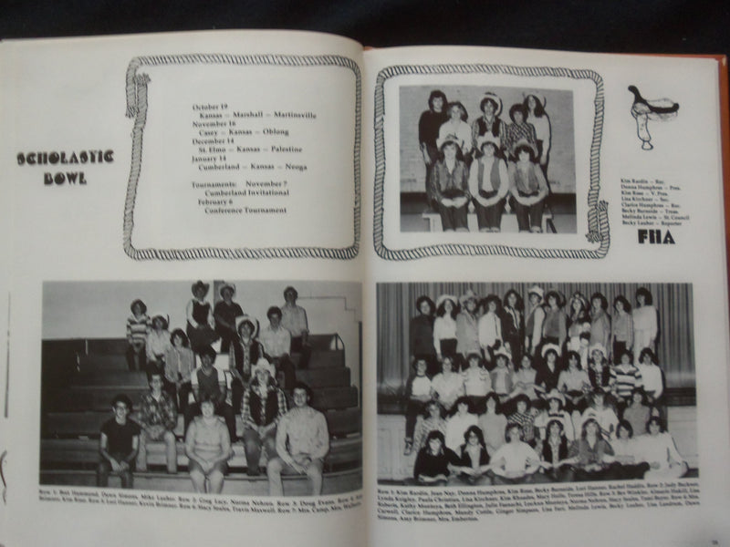 1982 KANILLIO KANSAS HIGH SCHOOL YEARBOOK - KANSAS, ILLINOIS - YB 3357