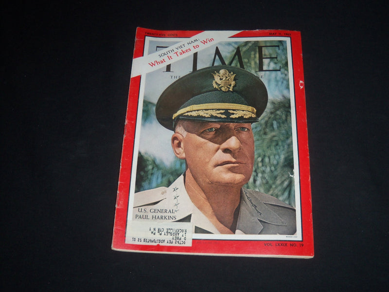 1962 MAY 11 TIME MAGAZINE - U.S. GENERAL PAUL HARKINS - T 1847
