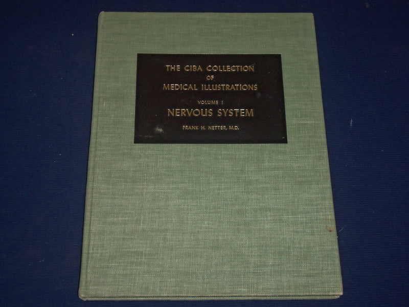 1977 CIBA COLLECTION OF MEDICAL ILLUSTRATIONS VOL. 1 - NERVOUS SYSTEM - KD 2708