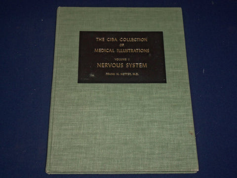 1977 CIBA COLLECTION OF MEDICAL ILLUSTRATIONS VOL. 1 - NERVOUS SYSTEM - KD 2708