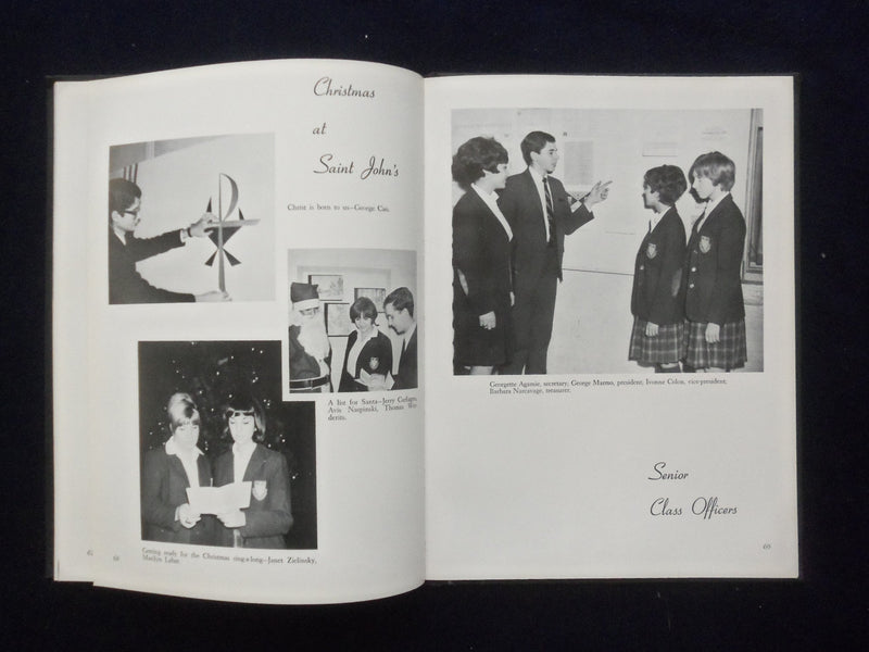 1967 CHIMES SAINT JOHN CATHEDRAL HIGH SCHOOL YEARBOOK - PATERSON, NJ - YB 3060