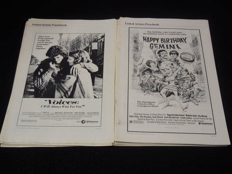1970'S UNITED ARTISTS MOVIE PRESSBOOKS LOT OF 20 - O 3811