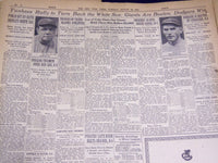 1934 AUGUST 28 NEW YORK TIMES - RUTH PINCH HIT BEATS SOX - NT 3990