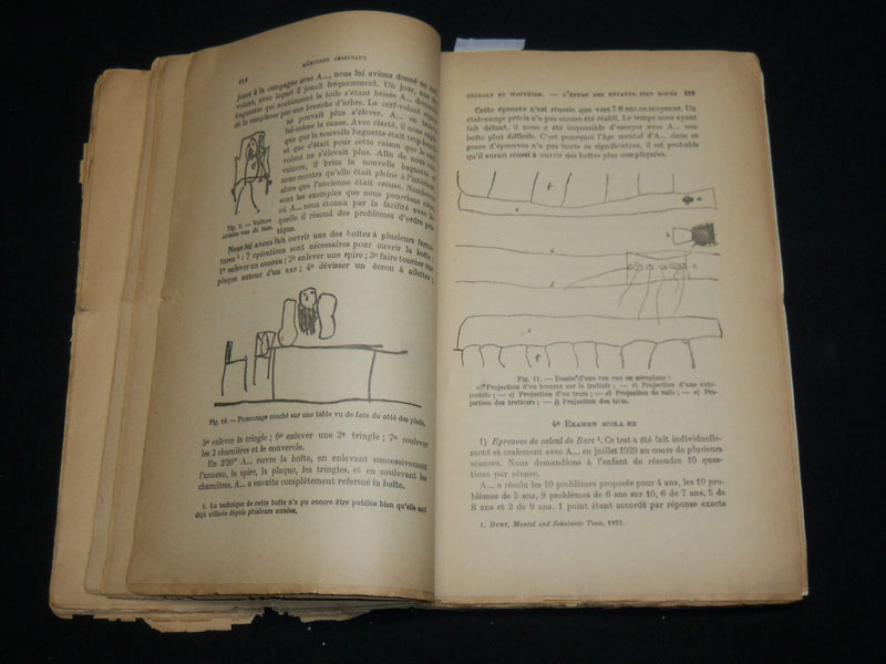 1931 L'ANNEE PSYCHOLOGIQUE FRENCH MAGAZINE BY HENRI PIERON - J 6574