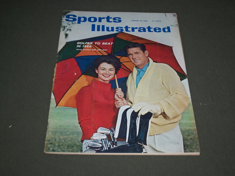 1962 JANUARY 22 SPORTS ILLUSTRATED MAGAZINE - DOUG SANDERS - SP 9038