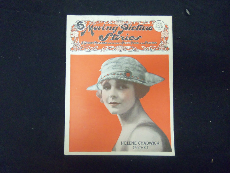1918 MAY 24 MOVING PICTURE STORIES MAGAZINE - HELEN CHADWICK - ST 2438