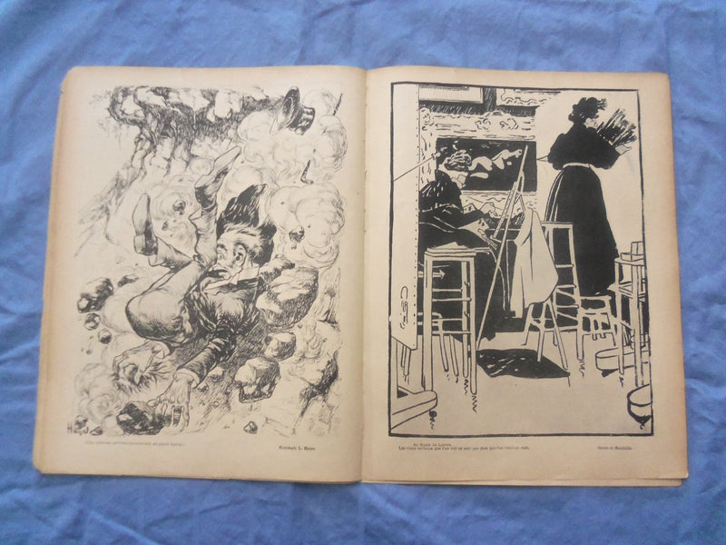 1903 JAN 10 LE SOURIRE MAGAZINE - ILLUSTRATED COMEDY - FRENCH TEXT - SP 4865I