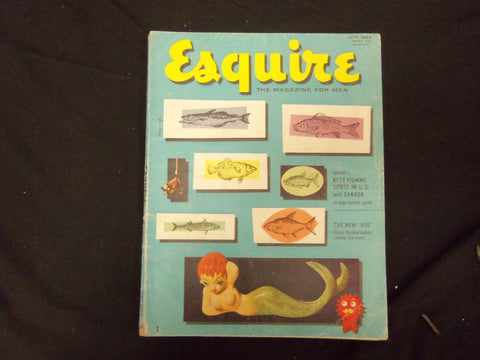 1953 JUNE ESQUIRE MAGAZINE - GREAT COVER, PHOTOS AND ADS - ST 2703
