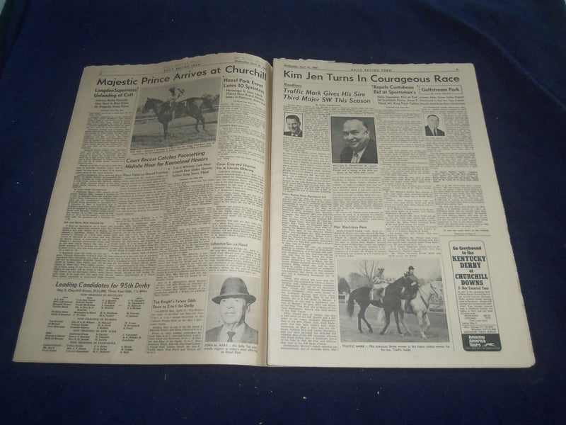 1969 APRIL 16 THE DAILY RACING FORM -MR. CLINCH EYES SPRINTERS HANDICAP- NP 5507