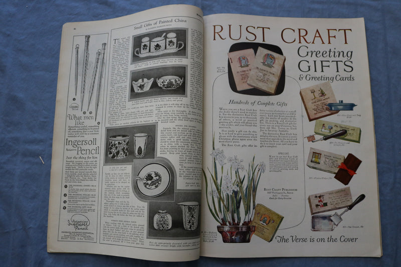 1922 DECEMBER THE MODERN PRISCILLA MAGAZINE - CHRISTMAS ISSUE - SP 4782V