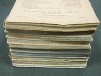 1910 THE ATLANTIC MONTHLY MAGAZINE LOT 10 ISSUES - STORIES & ARTICLES - WR 360A