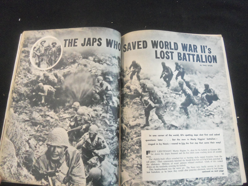 1961 APRIL MAN'S MAGAZINE - TED WILLIAMS' COMBAT STORY - J 7747