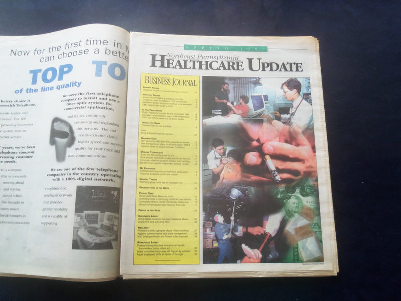 1997 APRIL NORTHEAST PENNSYLVANIA BUSINESS JOURNAL - SCRANTON, PA - NP 6193