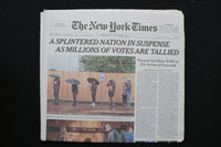 2024 NOVEMBER 6 NEW YORK TIMES -A SPLINTERED NATION IN SUSPENSE AS VOTES TALLIED