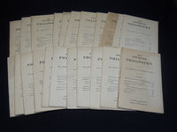 1930 THE JOURNAL OF PHILOSOPHY MAGAZINE LOT OF 23 ISSUES - WR 632A