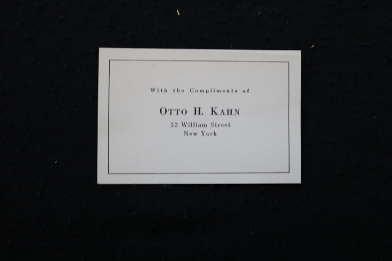 1917 WAR TAXATION - COMMENTS AND LETTERS BY OTTO H. KAHN - SOFTCOVER - K 2211