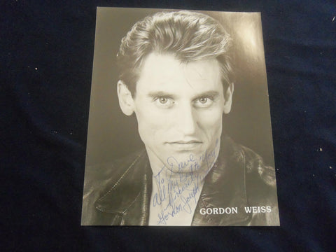 GORDON WEISS 8x10 AUTOGRAPHED PHOTOGRAPH