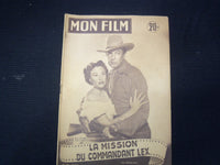 1953 SEPTEMBER 23 MON FILM FRENCH MAGAZINE - GARY COOPER & THAXTER - E 26184