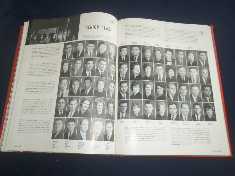 1963 REDSKIN OKLAHOMA STATE UNIVERSITY YEARBOOK - STILLWATER, OKLAHOMA - YB 2331