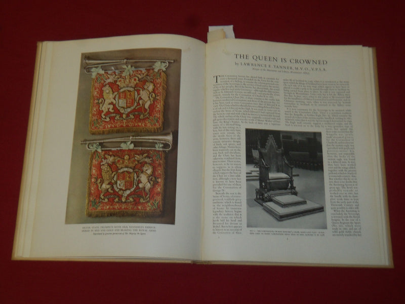 1953 THE CONNOISSEUR CORONATION HARDCOVER BOOK - NICE PRINTS - KD 5430