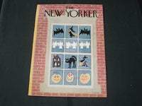 1979 OCTOBER 29 NEW YORKER MAGAZINE FRONT COVER ONLY - GREAT ART FOR FRAMING