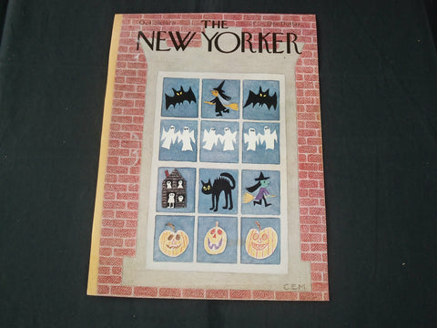 1979 OCTOBER 29 NEW YORKER MAGAZINE FRONT COVER ONLY - GREAT ART FOR FRAMING