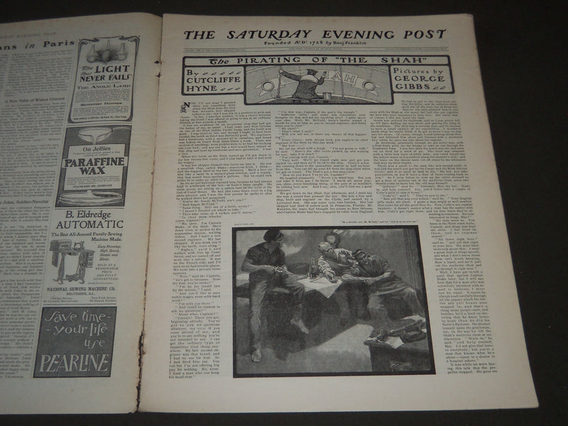 1900 JULY 14 THE SATURDAY EVENING POST MAGAZINE - ILLUSTRATED COVER - SP 592